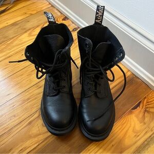 Dr Martens 1460 Mono Lace Up Boots black
